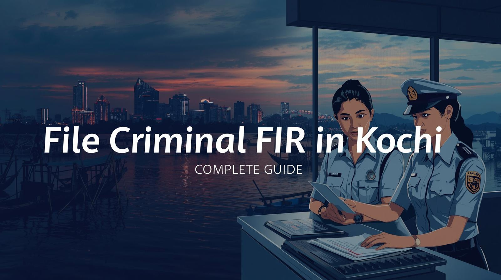 Criminal FIR Kochi - FIR Filing, Anticipatory Bail, Criminal Defense Legal Help